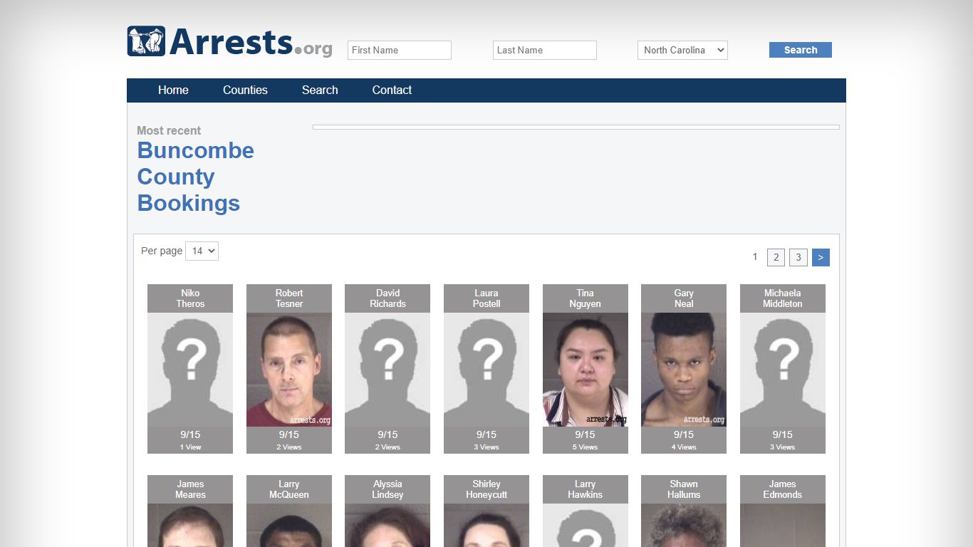 Buncombe County Arrests and Inmate Search